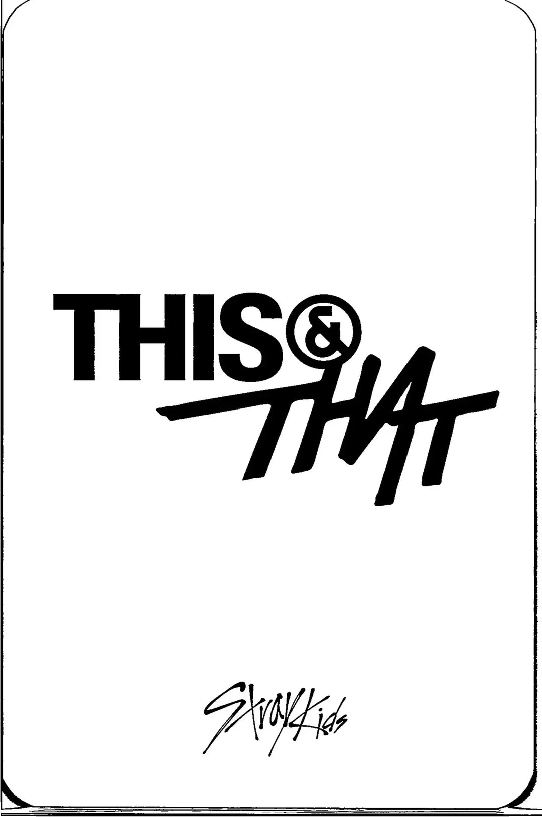 Stray Kids "THIS &amp; THAT" - Music Korea Pre-Order Benefit Photocard [26.08.11]