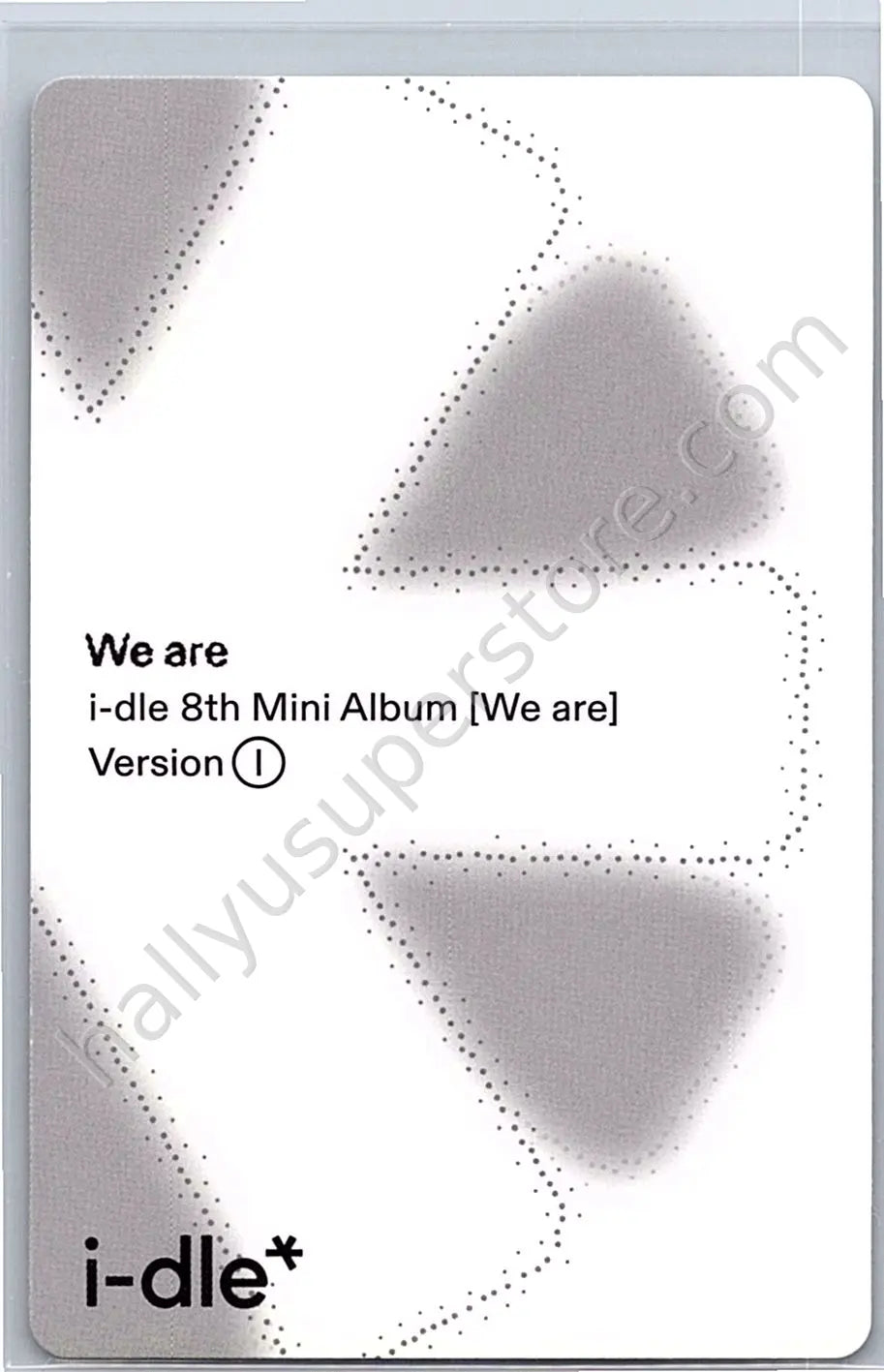 i-dle - Soyeon - We are album photocard i version standard version