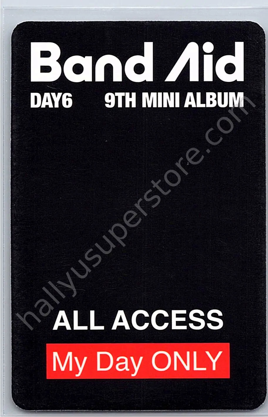 DAY6  - Sungjin - DAY6  - Sungjin - Band Aid Album album photocard standard version