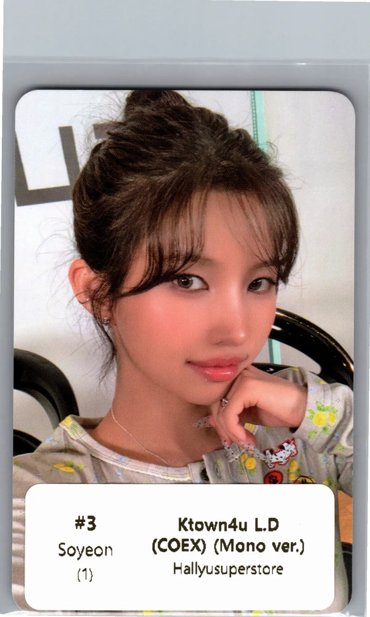 I-DLE "We made" - Ktown4U Lucky Draw Event Photocard (COEX)(Mono Ver.) [26.07.07]