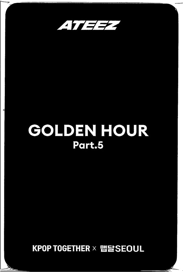 ATEEZ "GOLDEN HOUR : Part.5" - KPOP-TOGETHER X 맵달SEOUL Lucky Draw Event Photocard [26.07.28]