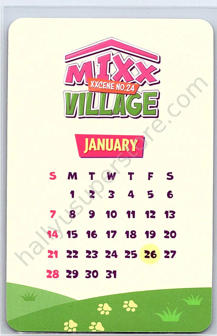 NMIXX - Sullyoon - 2024 Seasons Greetings - MIXX Village mini calendar photocard set