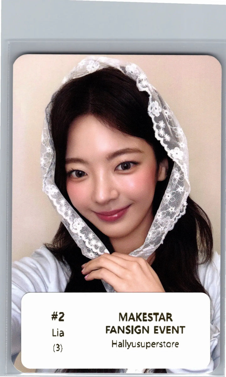 ITZY "Motto"- Makestar Fansign Event Photocard, Mini Photocard R2 (POCAALBUM Ver.) [26.07.14]