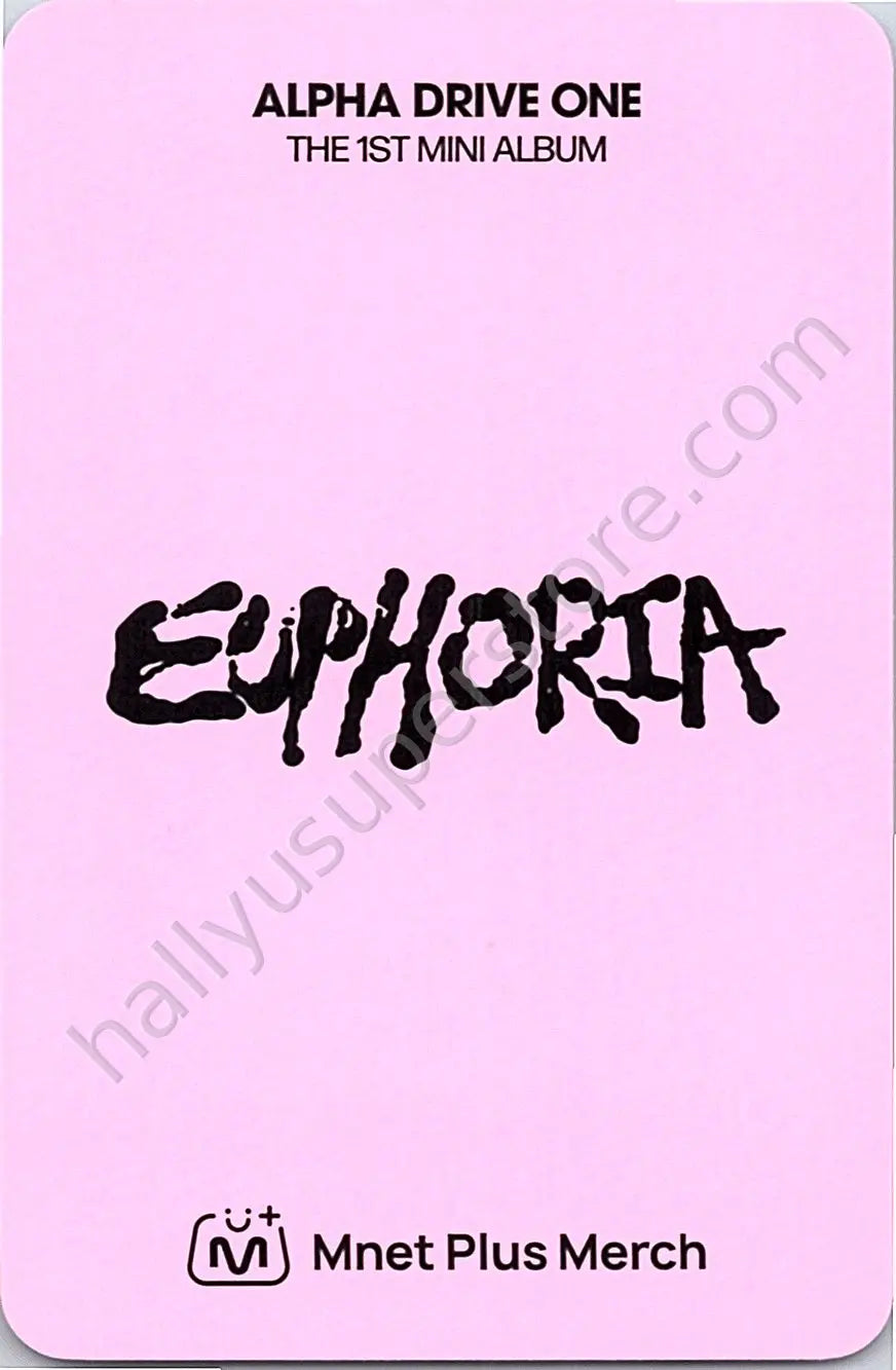 ALPHA DRIVE ONE - Junseo - EUPHORIA fansign mnet plus offline