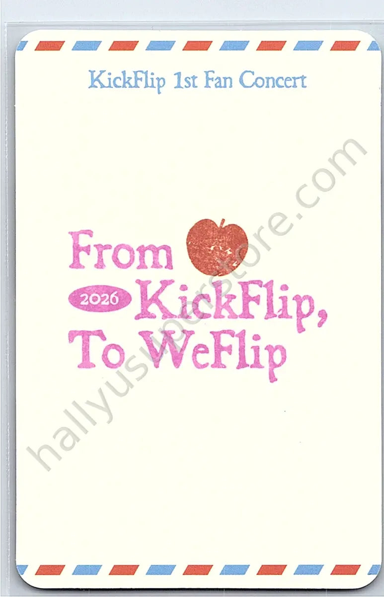 KickFlip - Minje - KickFlip - Kyehoon &amp; Minje - From KickFlip to WeFlip, 1st Fan Concert Event tour merch daegu