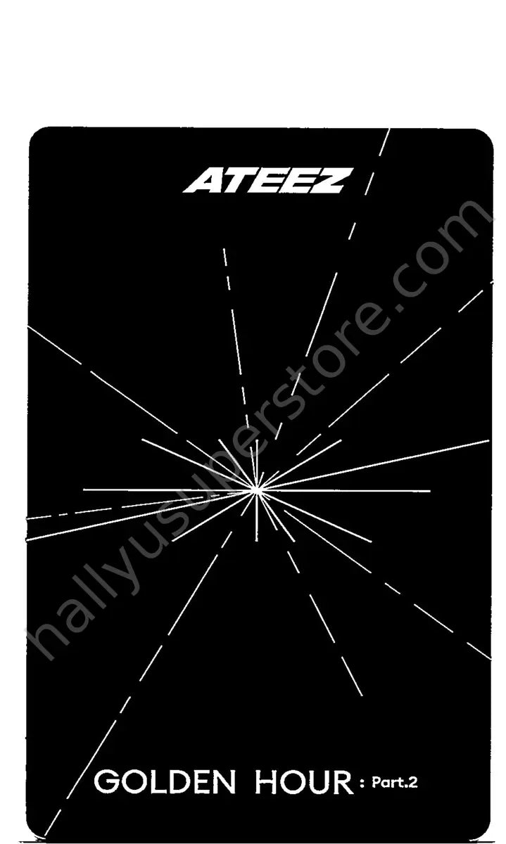 ATEEZ - Jongho - ATEEZ - Jongho - Golden Hour : Part.2 Album album photocard version 2 digipack version