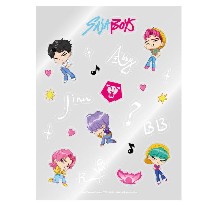 ** [Pre-Order] KPOP DEMON HUNTERS - OFFICIAL LIGHT STICK DECO STICKER PACK