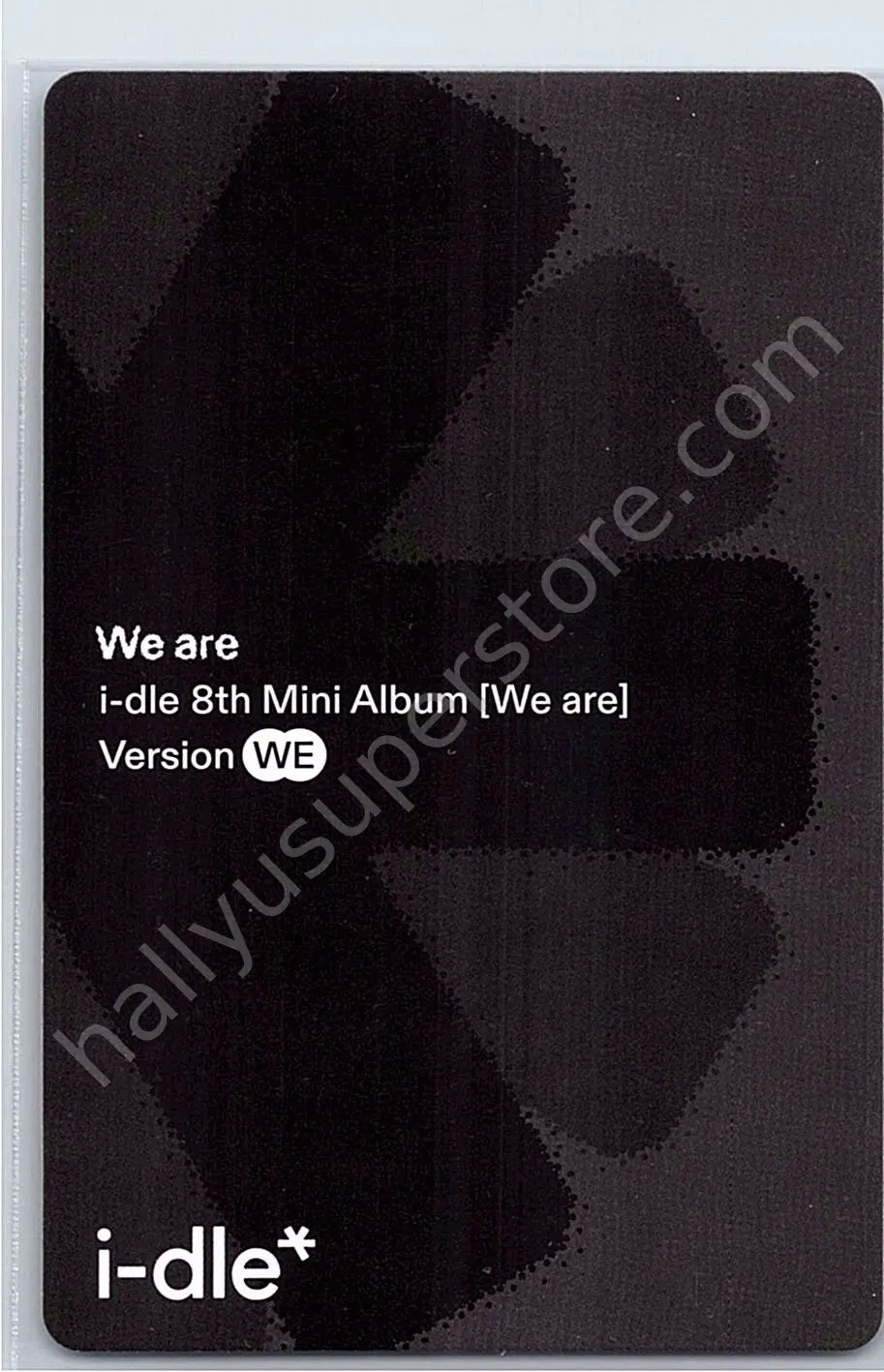 i-dle - Minnie - We are album photocard standard version we version