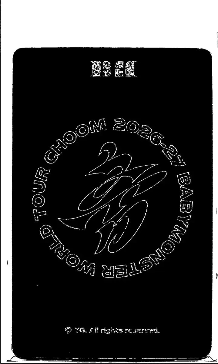 BABYMONSTER -"2026-27 BABYMONSTER WORLD TOUR" [CHOOM] Pop-Up Store Random Trading Photocard (1) [26.06.22]