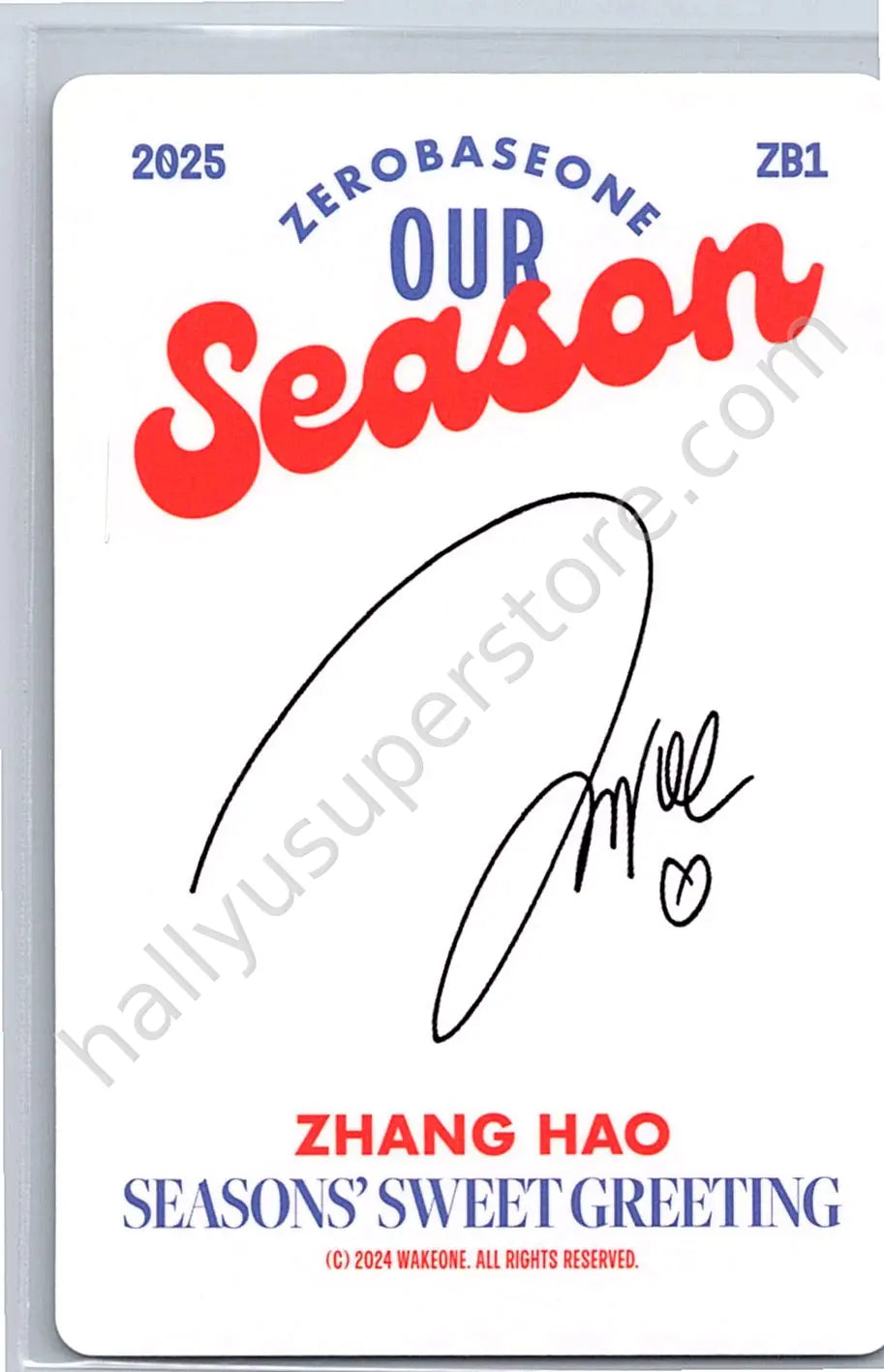 ZEROBASEONE - Hao - 2025 Seasons Greetings &