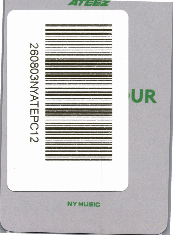 ATEEZ "GOLDEN HOUR : Part.5" - NY MUSIC Lucky Draw Event Photocard [26.08.18]