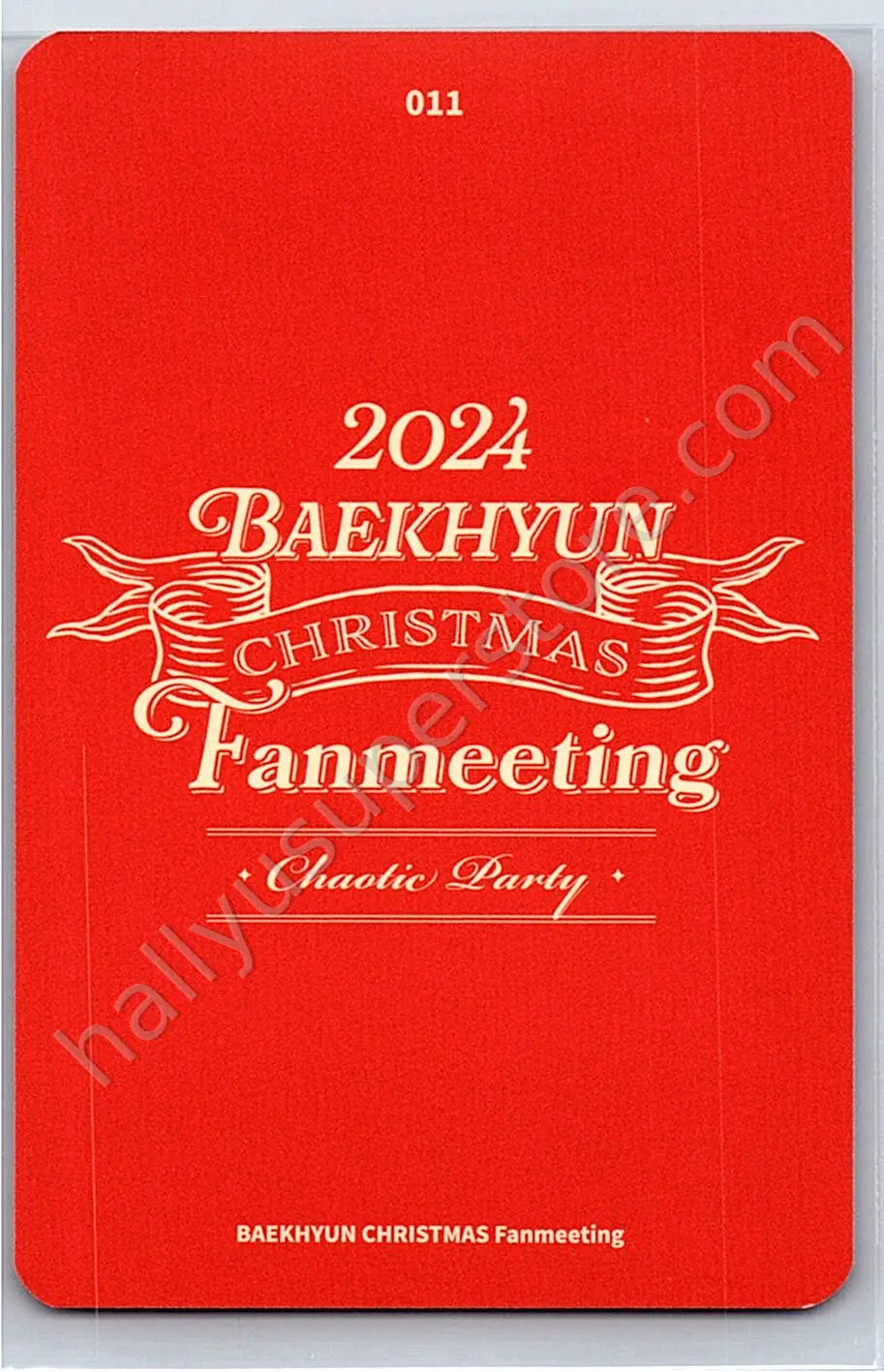 EXO - Baekhyun - 2024 BAEKHYUN Christmas Fanmeet <Chaotic Party>