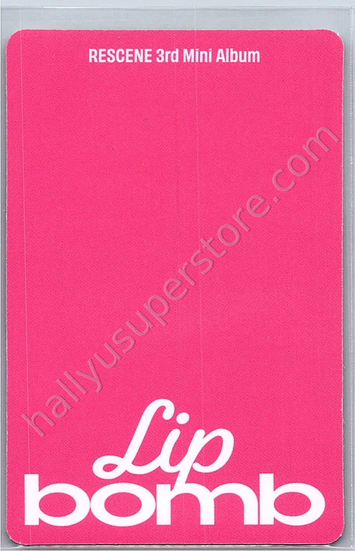 RESCENE - Zena - lip bomb album photocard balm version qr version