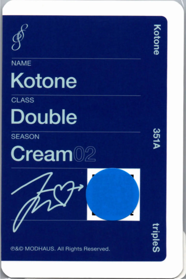 tripleS - tripleS World Tour  <ANDLESS > Cream02 Double Class Objekt (Only ANDLESS) (351A) [UNSCANNED] [26.10.12]