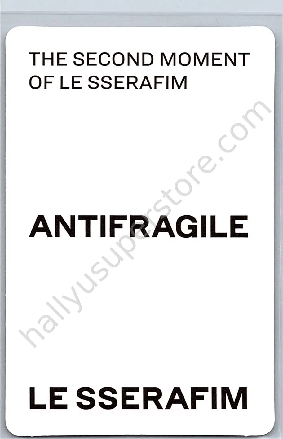 LE SSERAFIM - Kim Chaewon - ANTIFRAGILE album photocard compact version