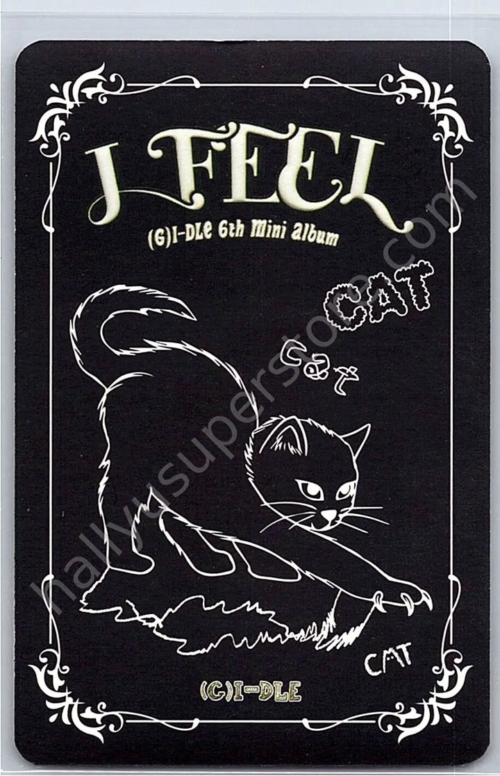 i-dle - Yuqi - I Feel album photocard cat version standard version