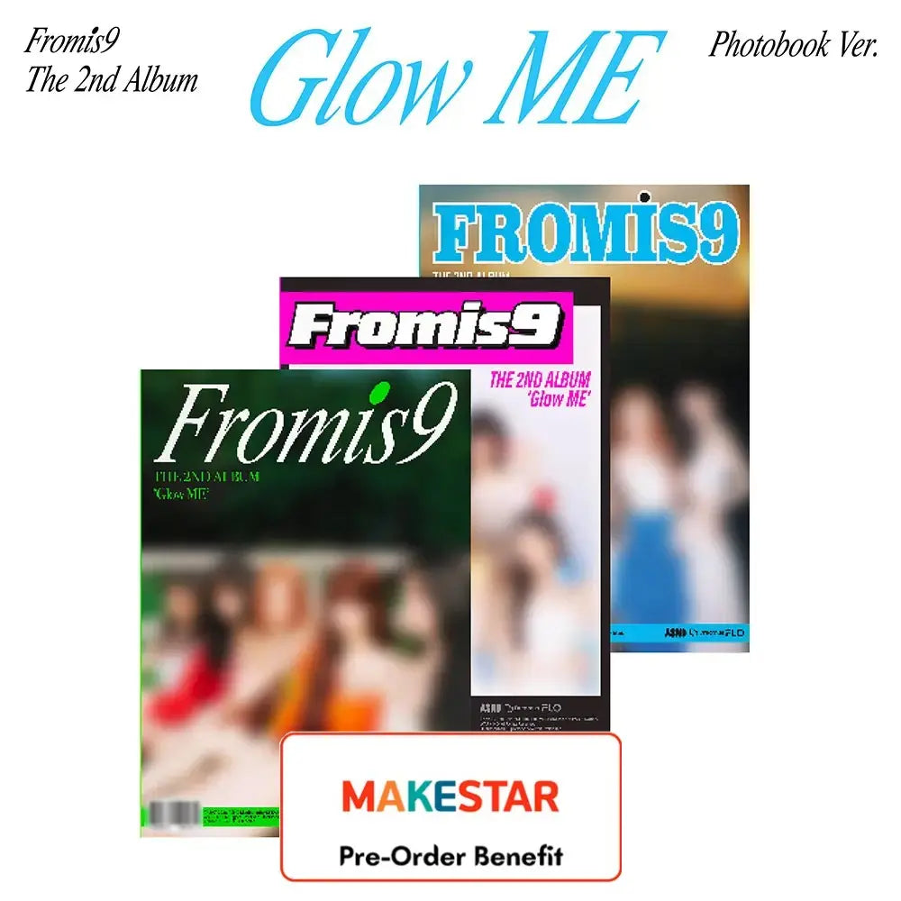 [Pre-Order] fromis_9 - 2nd Album "Glow ME" (Photobook Ver.) + Pre-Order Benefit
