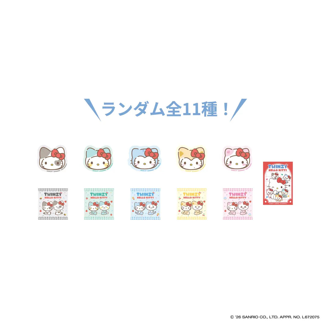 [Pre-Order] ITZY - TWINZY×HELLO KITTY (Random sticker)