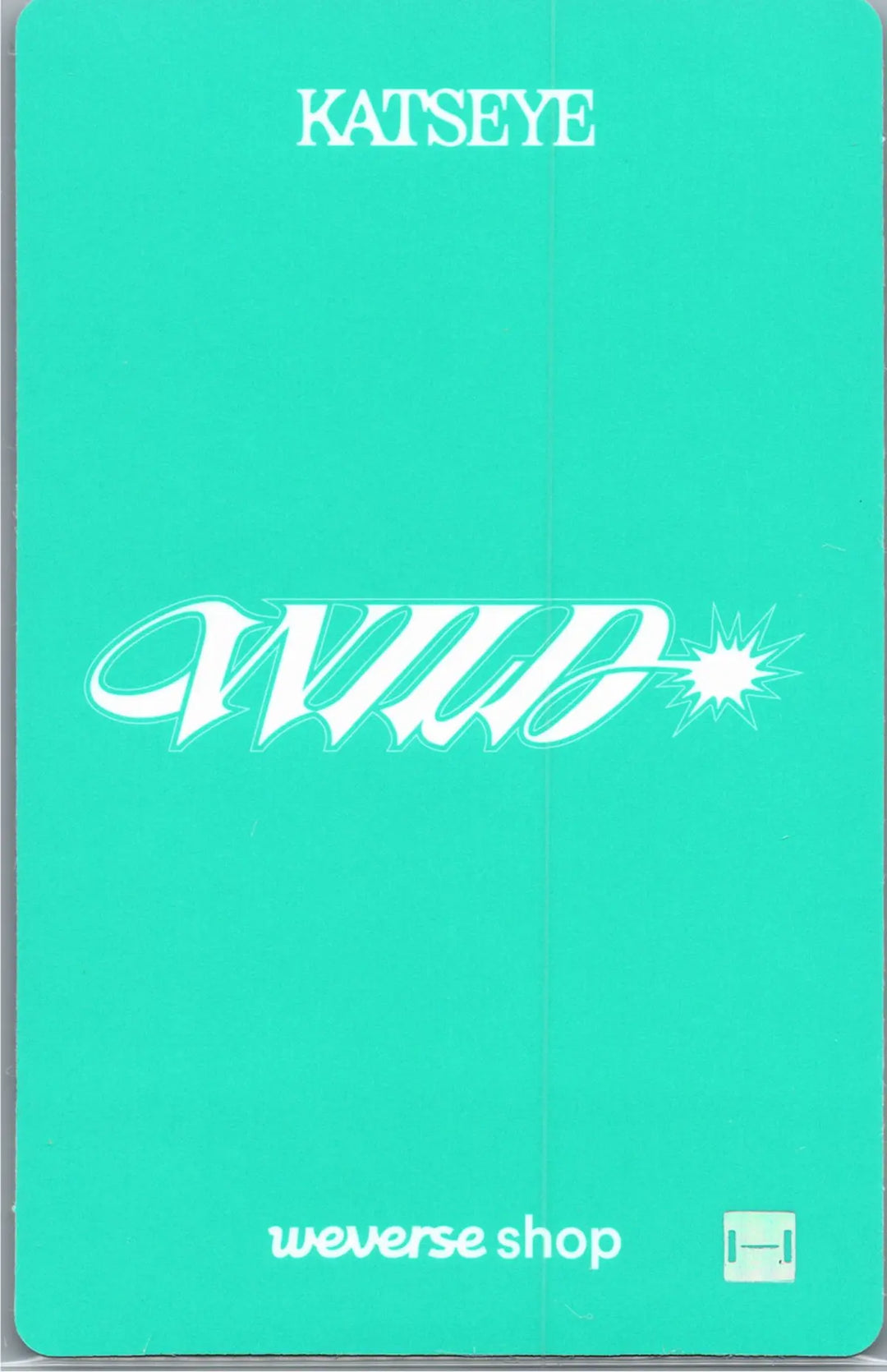 KATSEYE "WILD" - Weverse Shop Lucky Draw Event Photocard [26.08.18]