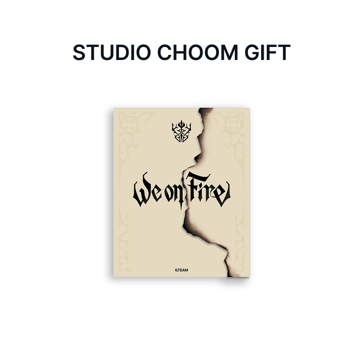 [Pre-Order] &TEAM - 3rd EP『We on Fire』+ Weverse STUDIO CHOOM GIFT (Choose Version)