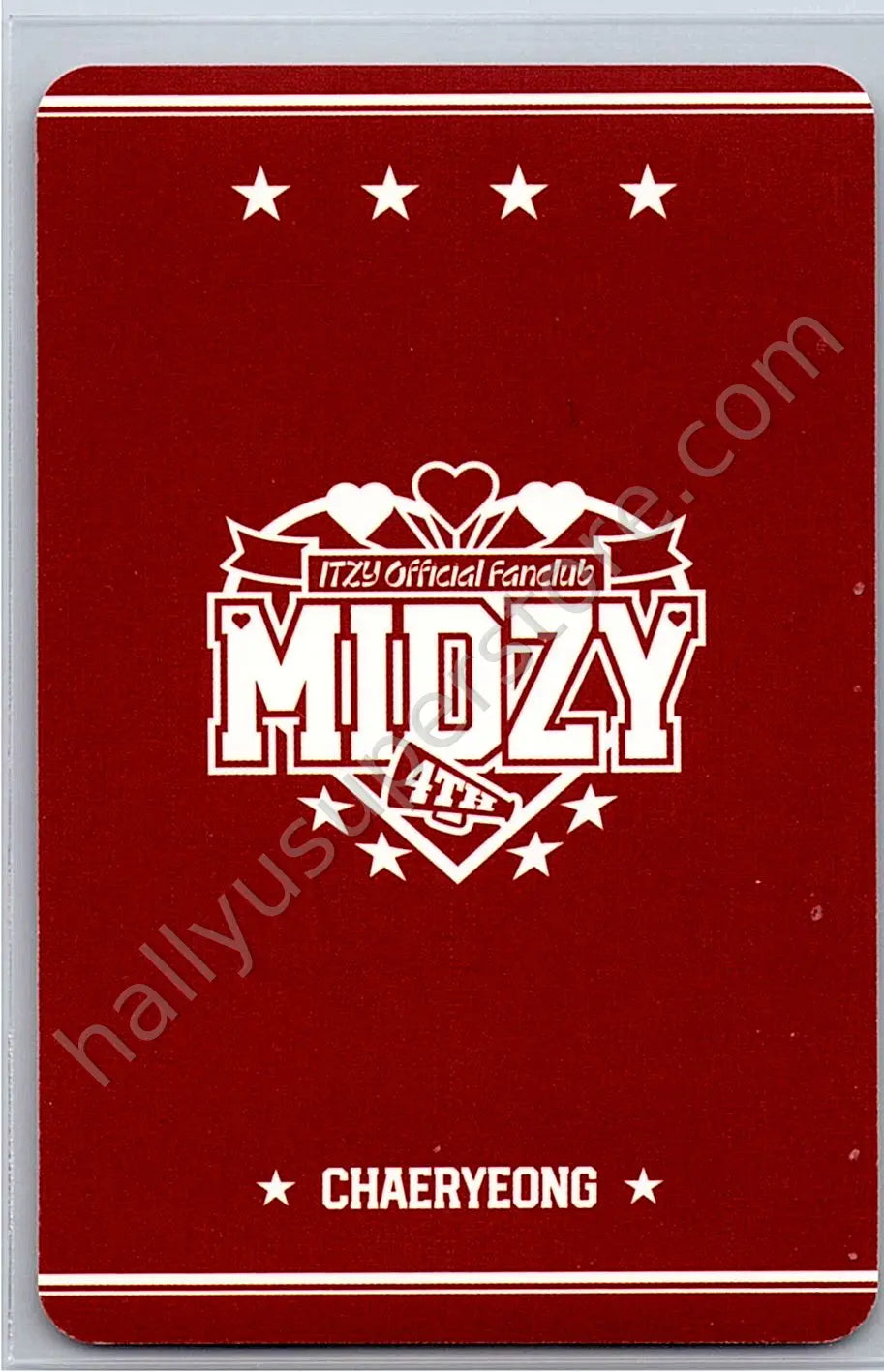 ITZY - Chaeryeong - ITZY - Chaeryeong -  Itzy official fanclub MIDZY 4th generation Other photocard set