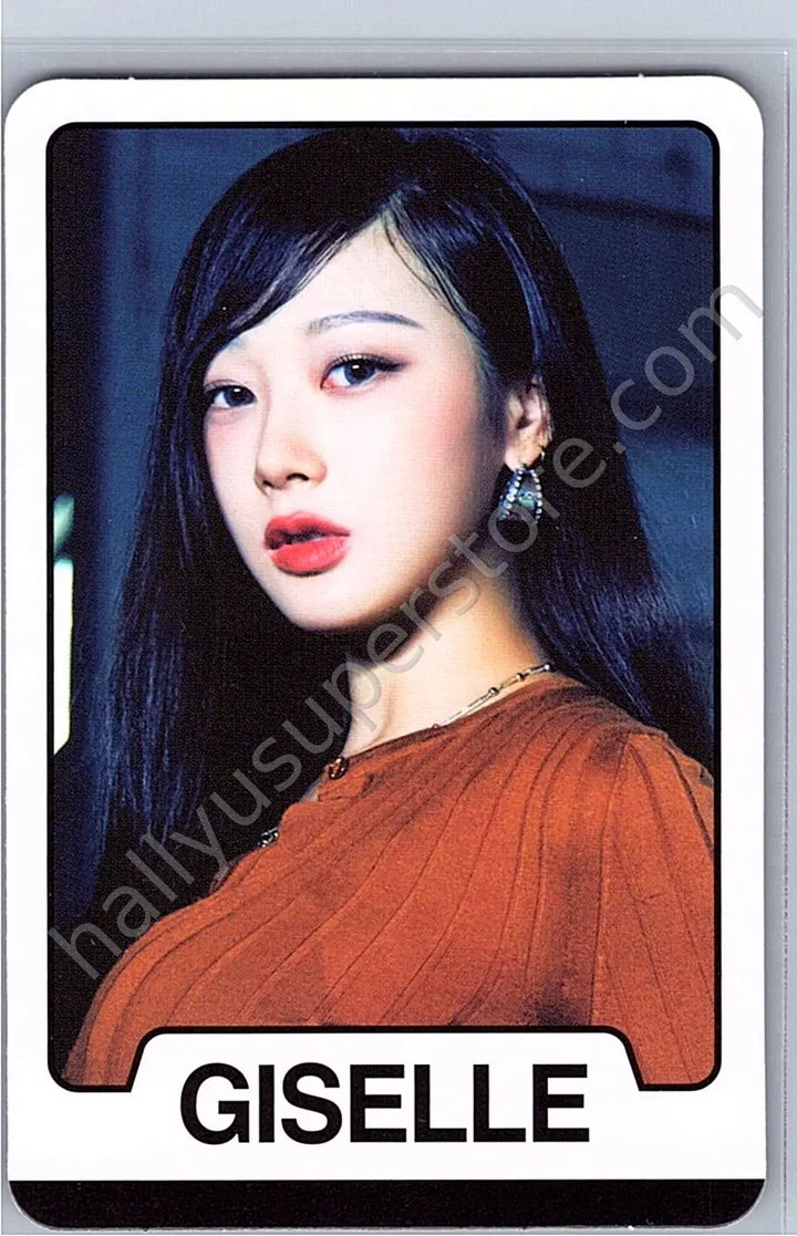 aespa - Giselle - Drama MD Events (All) A version drama city pop-up store trading card