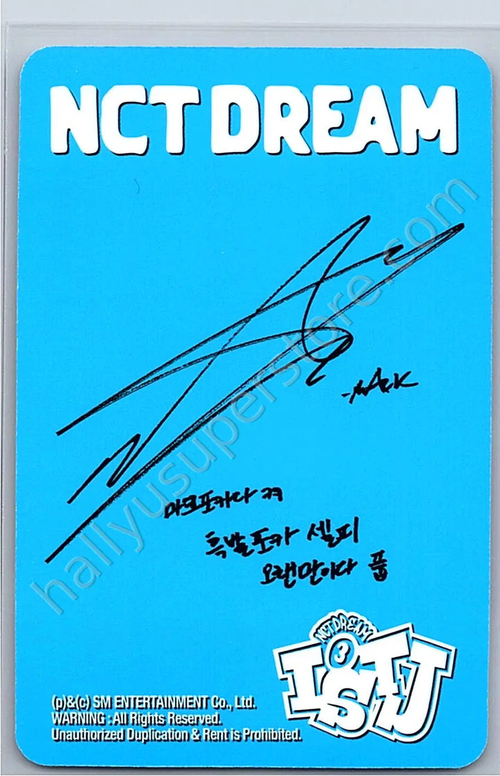 NCT DREAM - Mark - ISTJ album photocard extrovert version