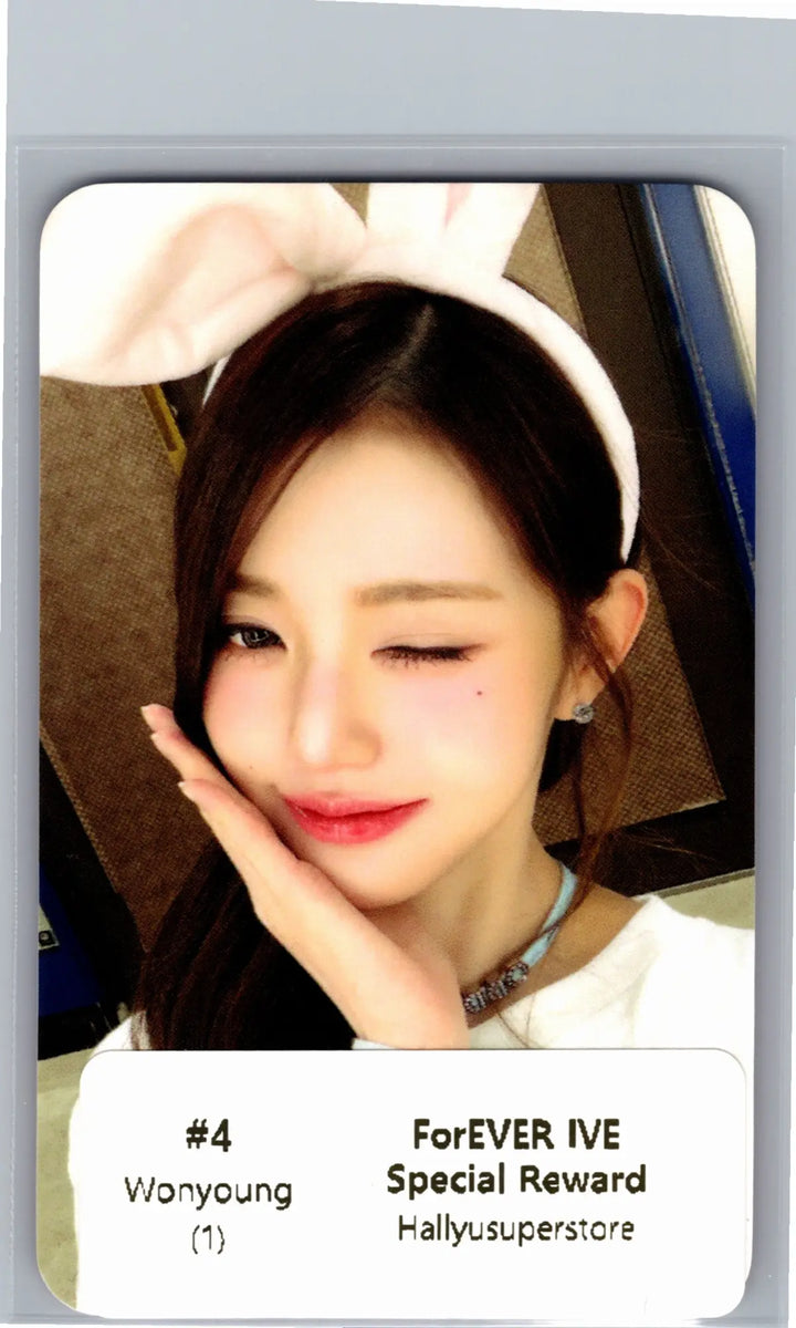 IVE - IVE COLLAB with EVERLAND <ForEVER IVE> POP-UP Store Photopass Special Reward Random Photocard [26.07.02]