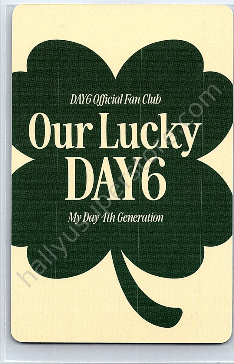 DAY6  - Sungjin - DAY6  - Sungjin - 4th Official MyDay Fanclub kit - Our Lucky DAY6 Other fanclub