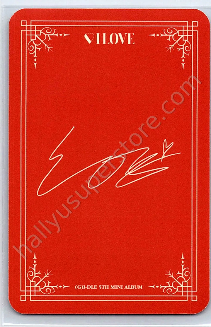 i-dle - Soyeon - I Love album photocard jewel case version non-selfie