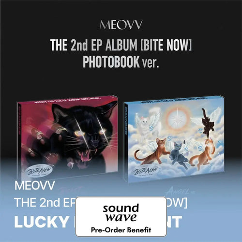 [Pre-Order] MEOVV - THE 2nd EP ALBUM [BITE NOW] (PHOTOBOOK ver.) + SoundWave LuckyDraw Event