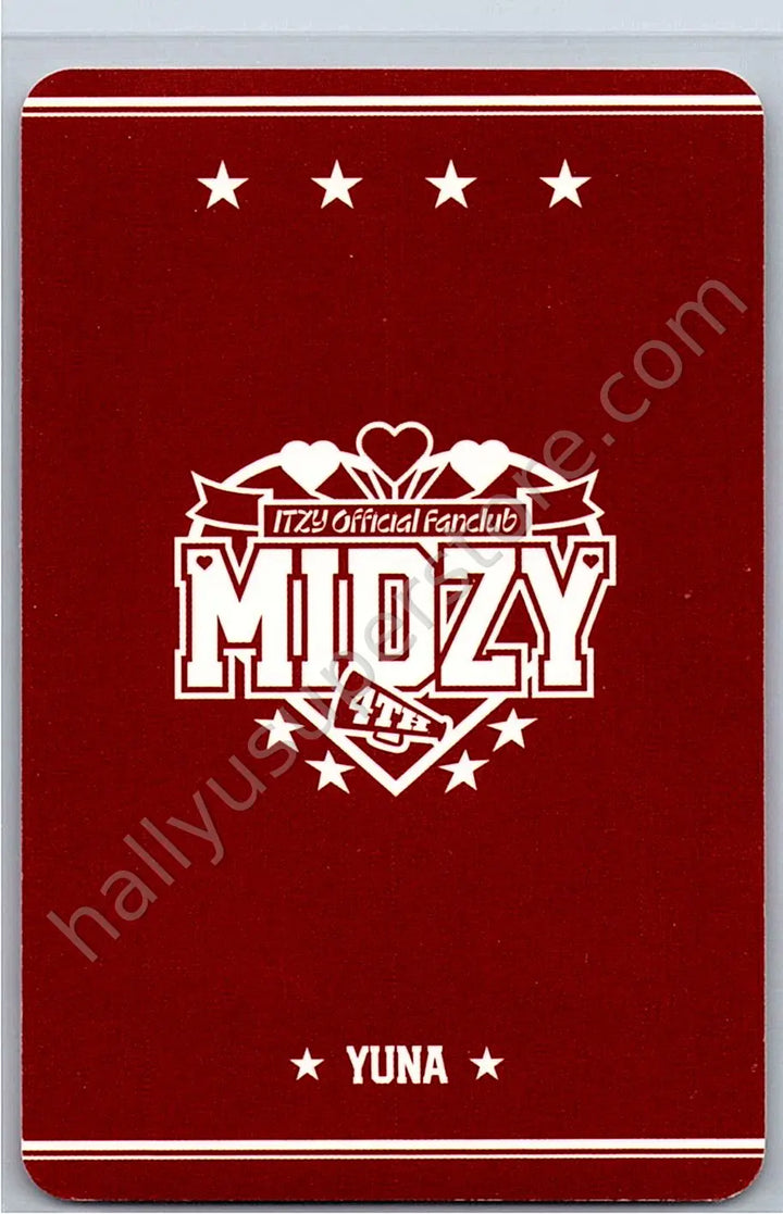 ITZY - Yuna - ITZY Official Fanclub MIDZY 4th Generation fanclub photocard set