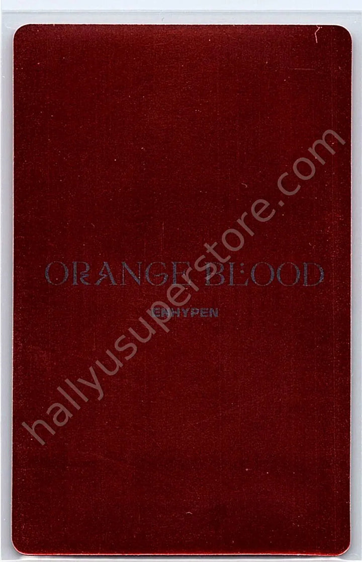 ENHYPEN - Jay - ORANGE BLOOD A version album photocard korean album ksana version