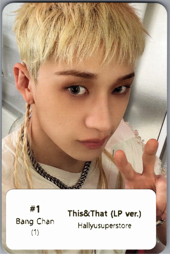 Stray Kids "THIS &amp; THAT" - Official Photocard (L.P Ver.) [26.08.10]