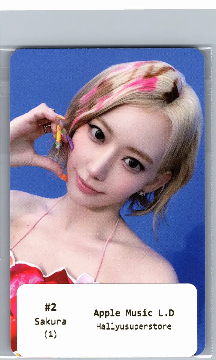 LE SSERAFIM "PUREFLOW" - Apple Music Lucky Draw Event Photocard Round2 [26.06.16]