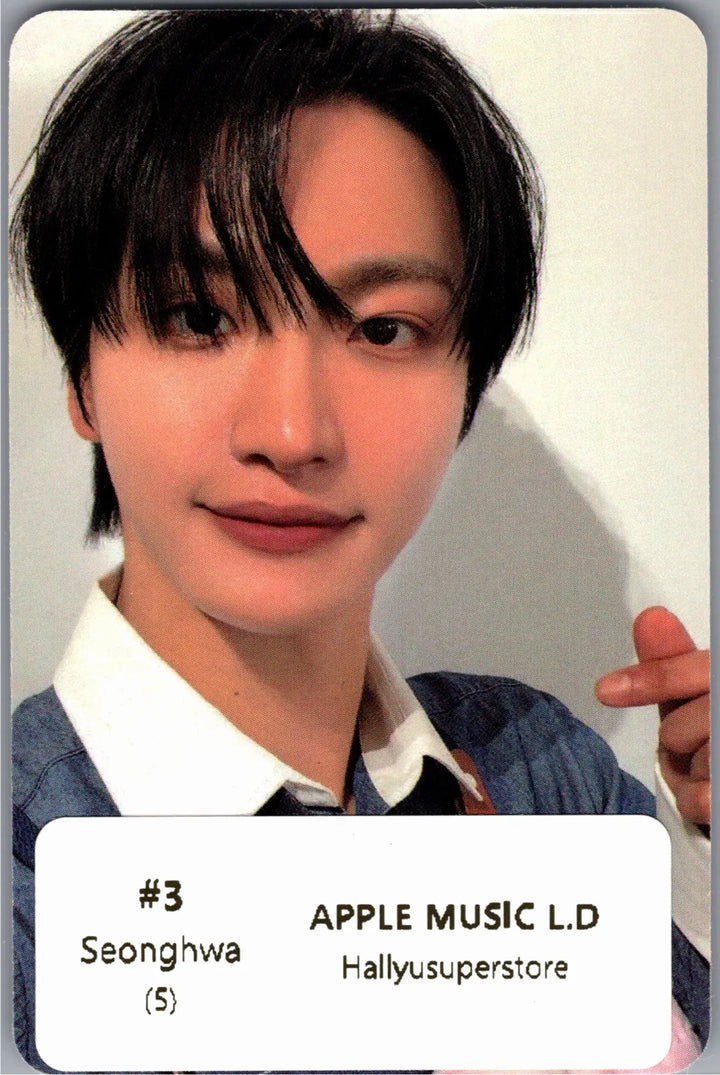 ATEEZ "GOLDEN HOUR : Part.5" - Apple Music Fansign Event Photocard (Digipack Ver.) [26.08.07]