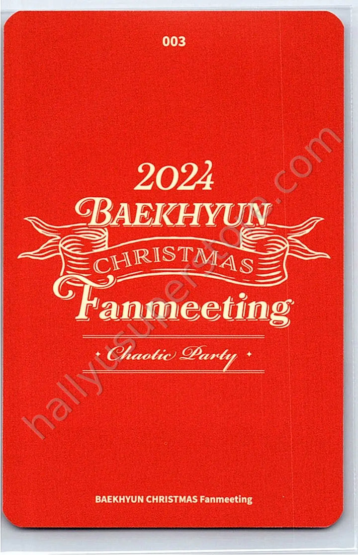 EXO - Baekhyun - 2024 BAEKHYUN Christmas Fanmeet <Chaotic Party>
