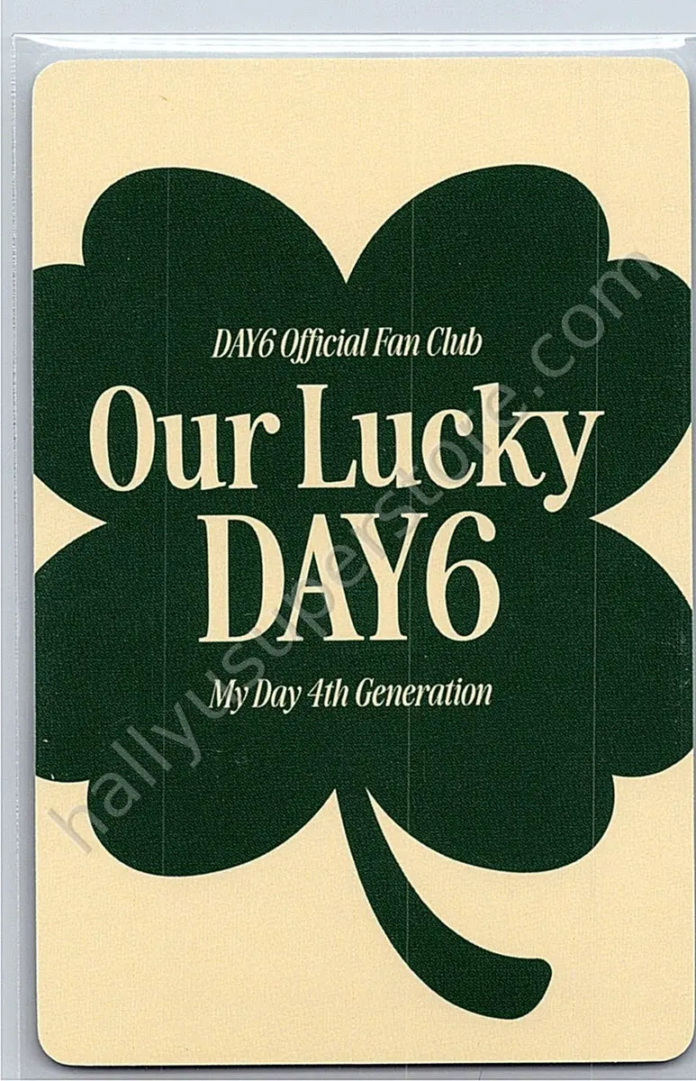 DAY6  - Young K - DAY6  - Young K - 4th Official MyDay Fanclub kit - Our Lucky DAY6 Other membership