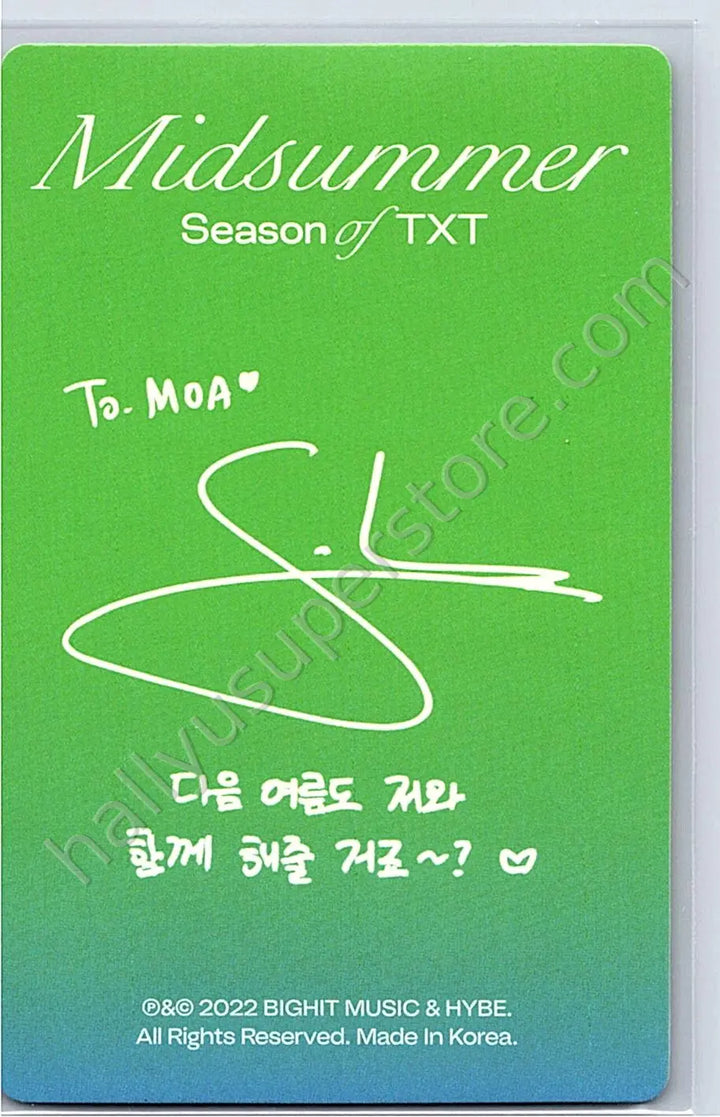 TOMORROW X TOGETHER - Soobin - Midsummer tangerine farm version