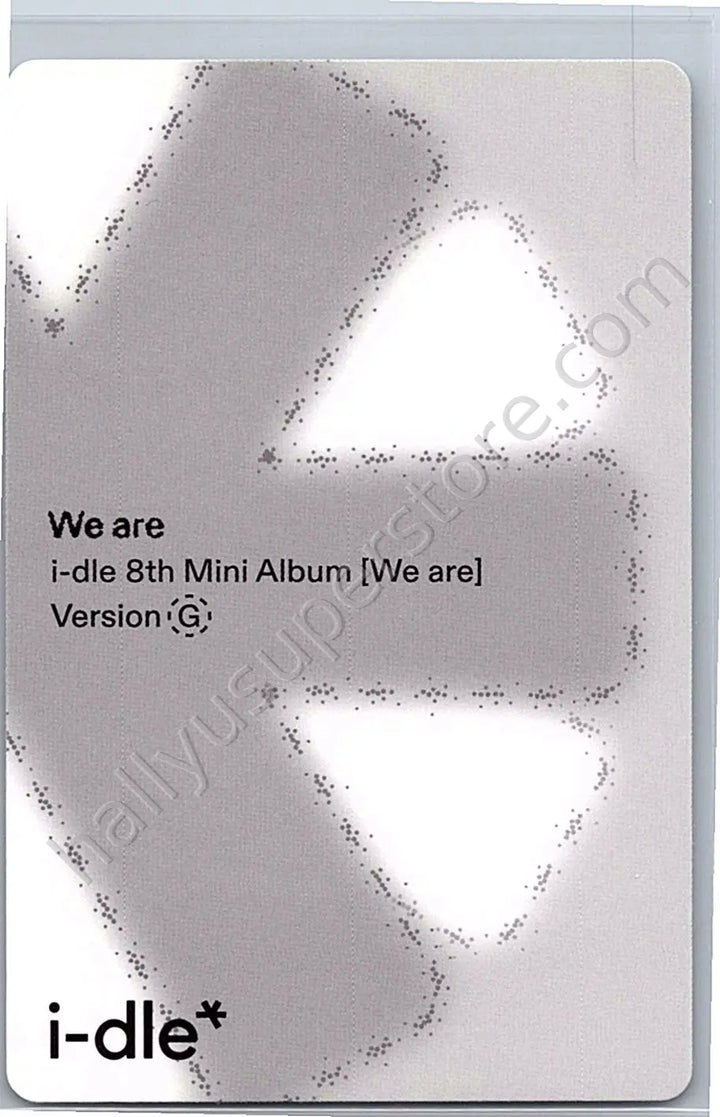 i-dle - Minnie - We are album photocard G version standard version