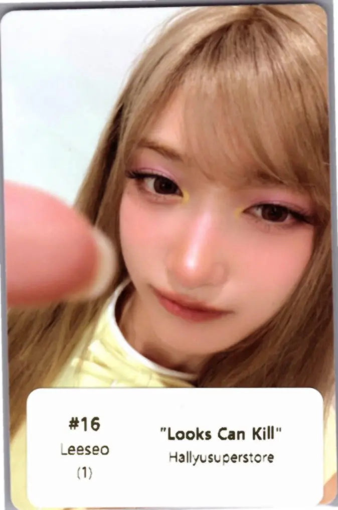 IVE "Looks Can Kill" - Official Photocard [26.10.27]