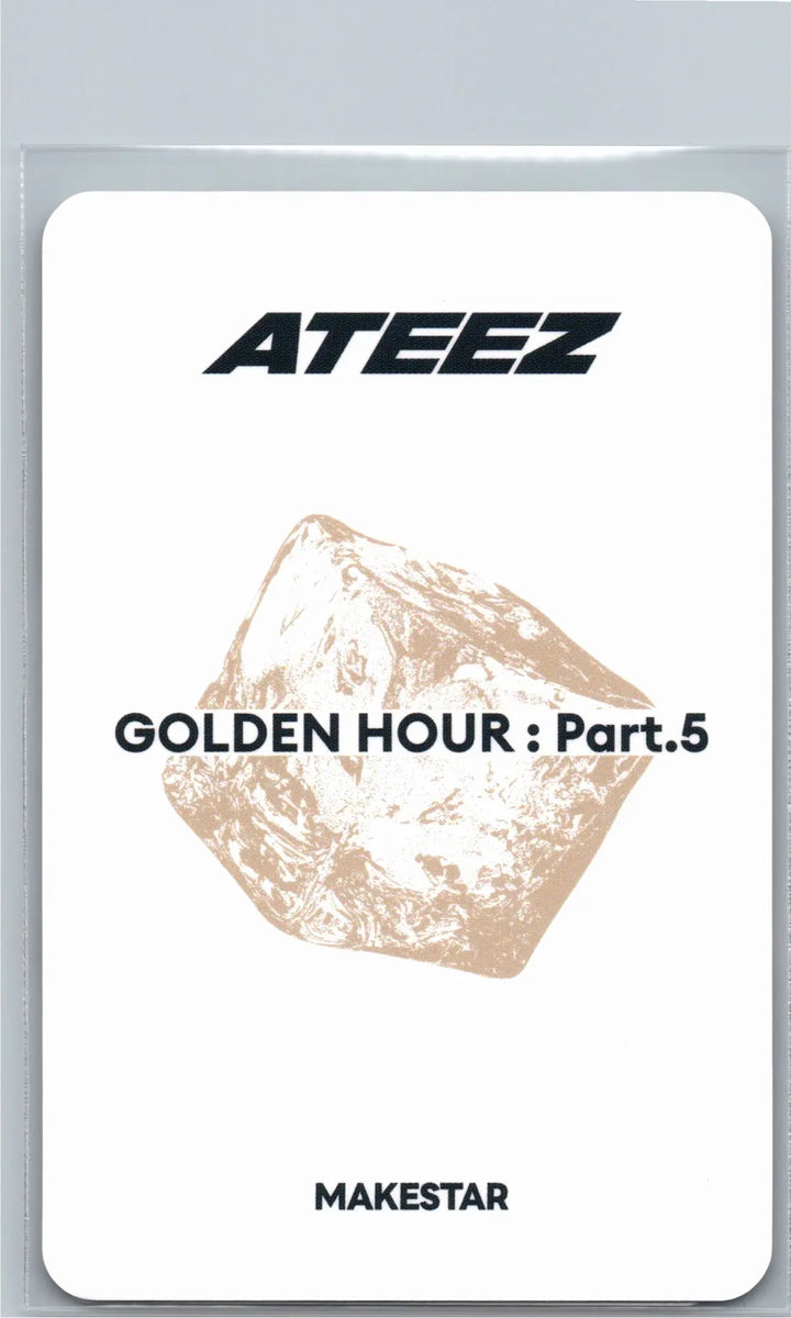 ATEEZ "GOLDEN HOUR : Part.5" - Makestar Lucky Draw Event Photocard [26.06.26]