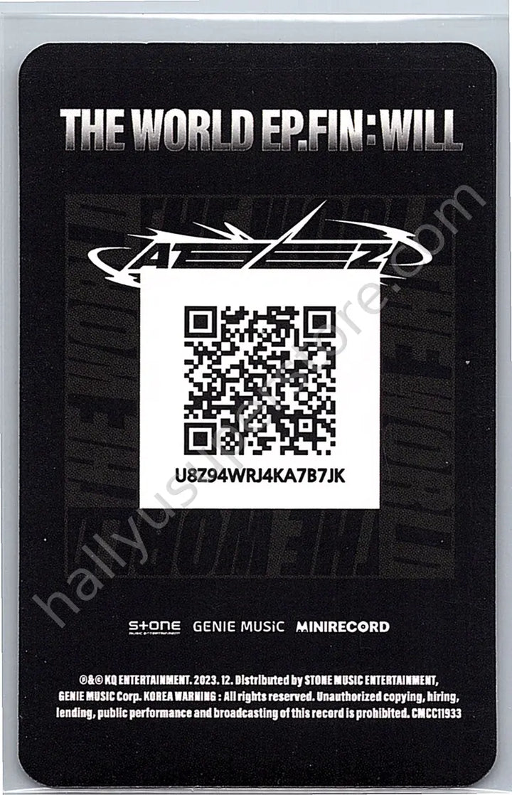 ATEEZ - Yeosang - THE WORLD EP.FIN : WILL