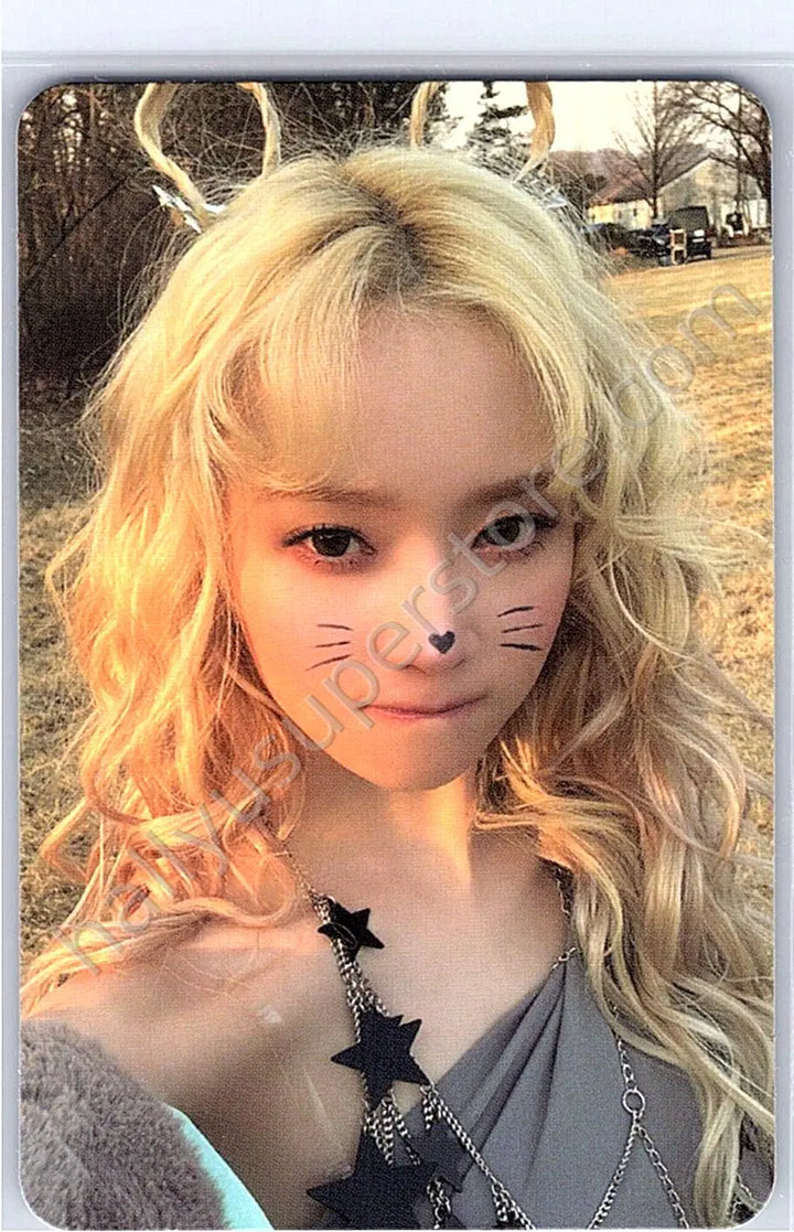 aespa - Winter - Armageddon album photocard B version zine version