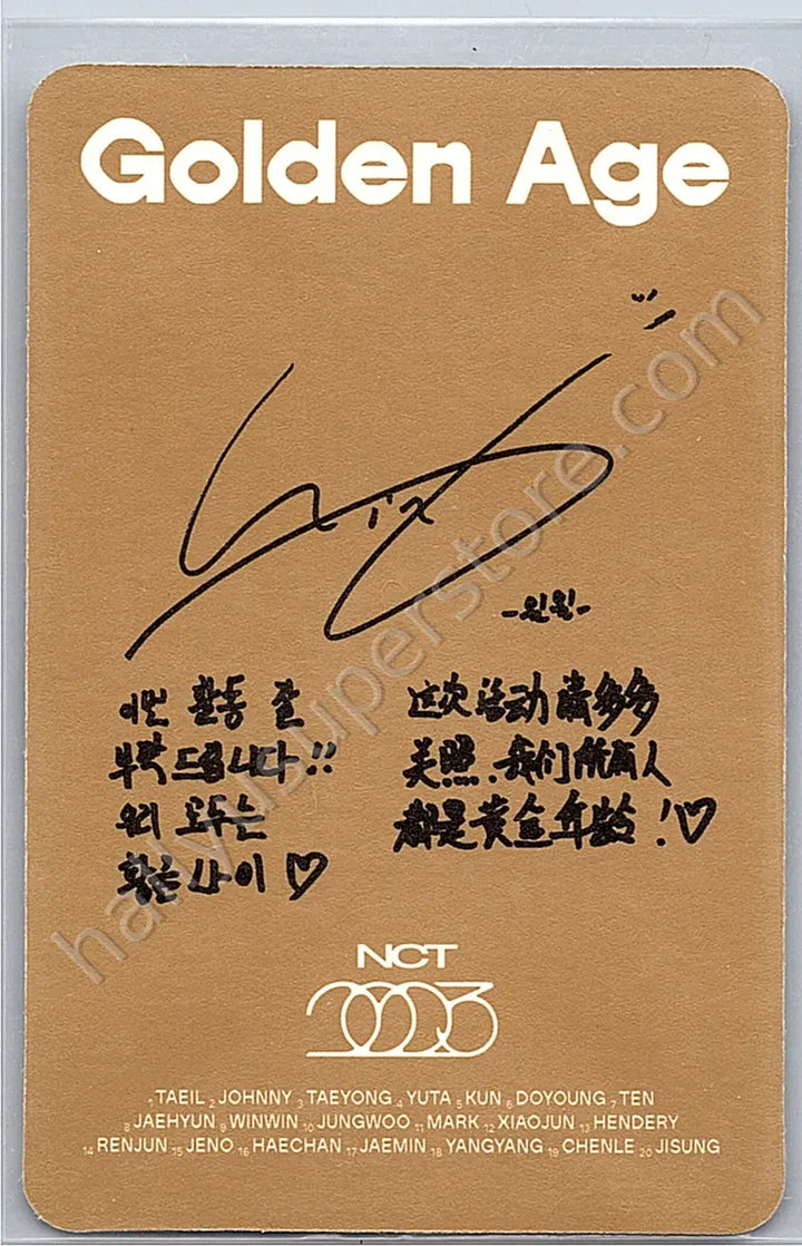 NCT - Winwin - NCT - Doyoung - Golden Age Album archiving version