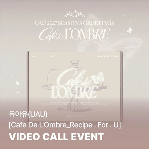 [Hallyu4U - Fansign] (1/10) SoundWave - UAU / 2027 SEASON’S GREETINGS [Cafe De L'Ombre_Recipe . For . U] [Video Call Event]