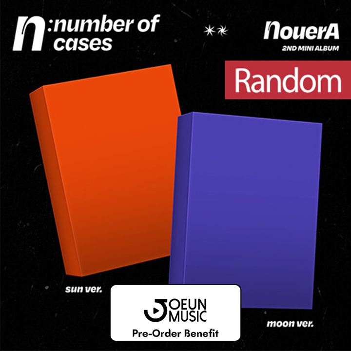 ** [Pre-Order] NOUERA- 2nd Mini album "n: number of cases" (Sun / Moon Ver.)+ Pre-Order Benefit
