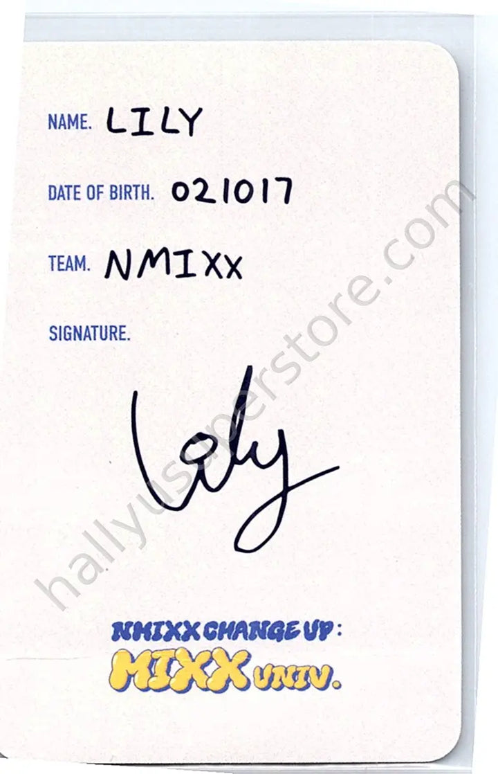 NMIXX - Lily - NMIXX CHANGE UP : MIXX UNIVERSITY