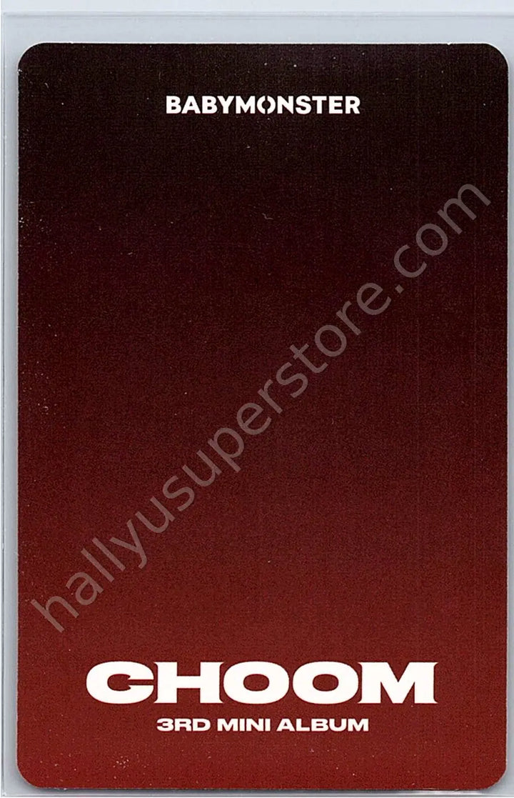 BABYMONSTER - Rora - CHOOM album photocard crimson version
