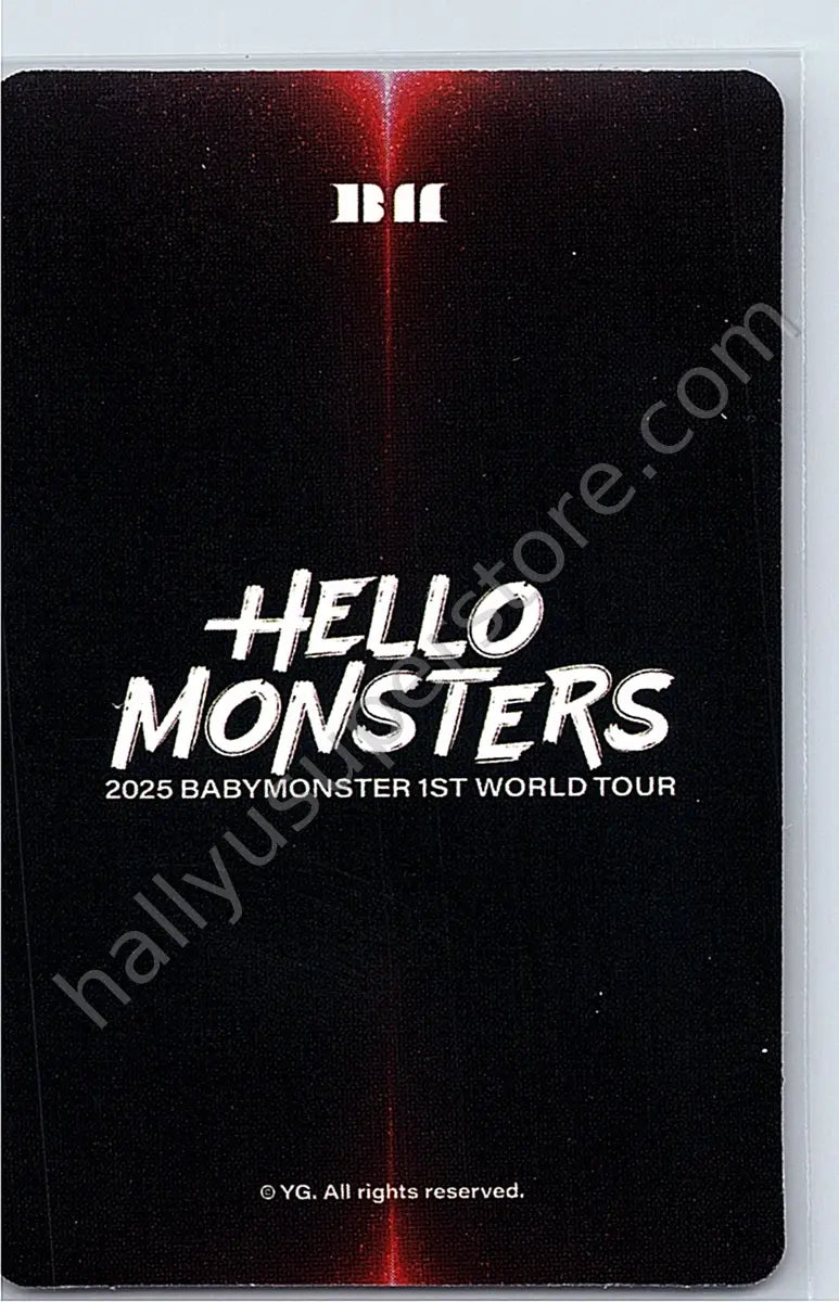 BABYMONSTER - Chiquita - BABYMONSTER - Ruka - Hello Monsters 1st World Tour Event tour merch trading card